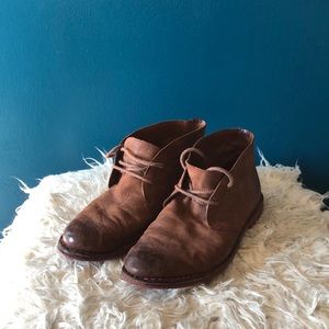 Cole Haan Leather Chukka booties